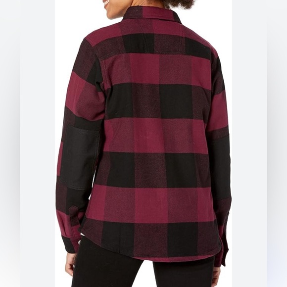 Dickies Flannel Plaid Lagenlook Utility Shirt Size XL - Picture 9 of 11